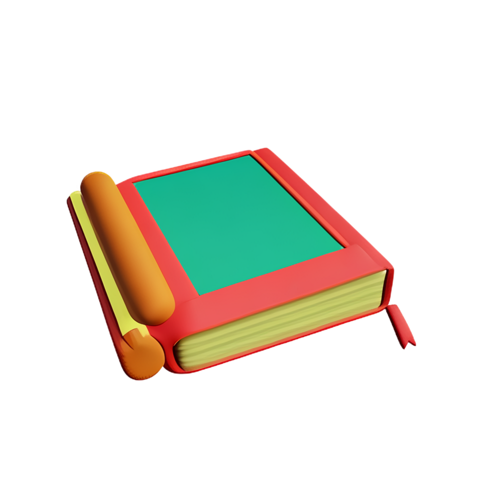 quran 3d rendering icon illustration png