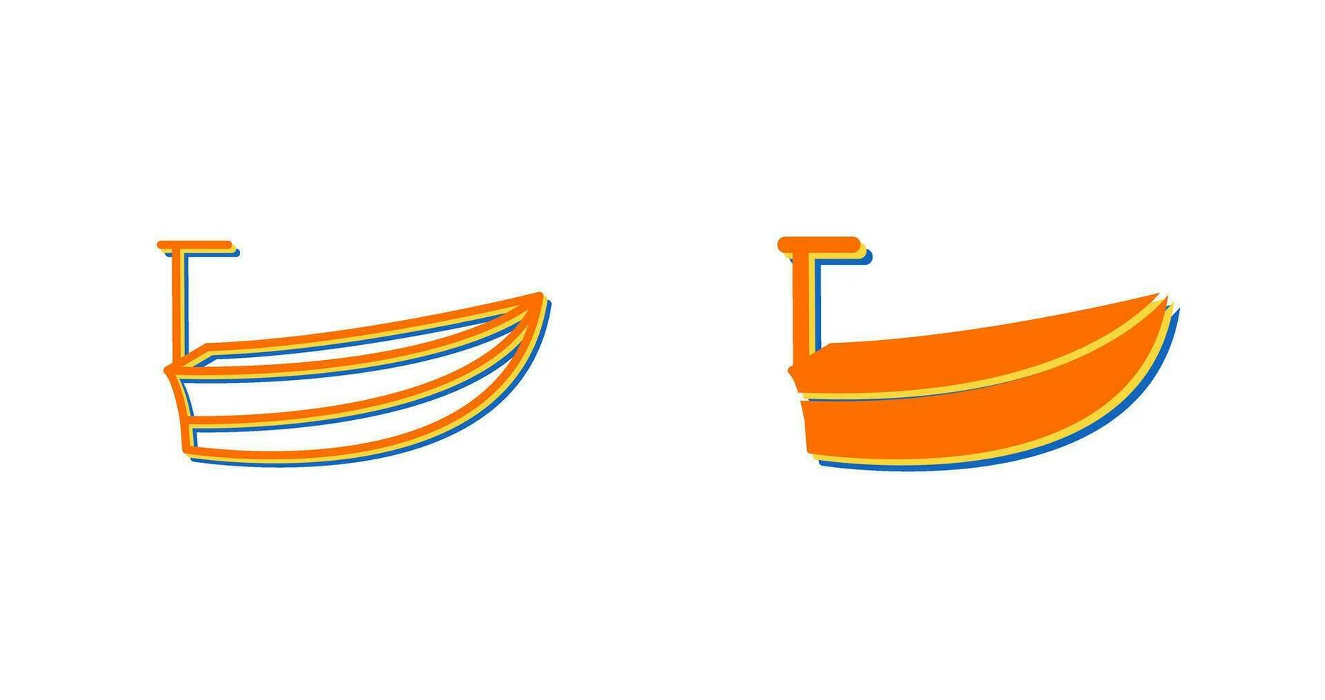 Small Boat Vector Icon