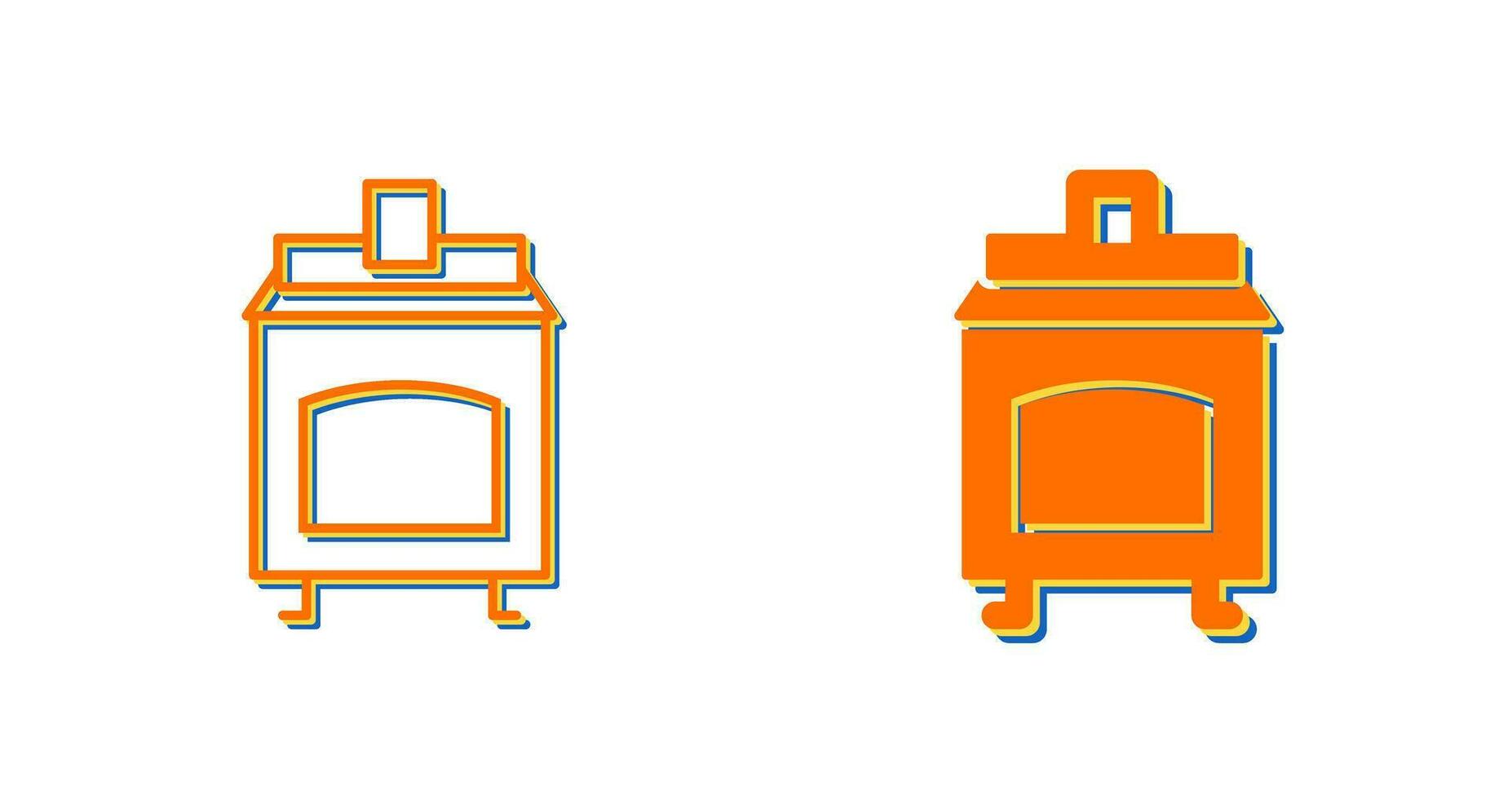 Coal Furnace Vector Icon