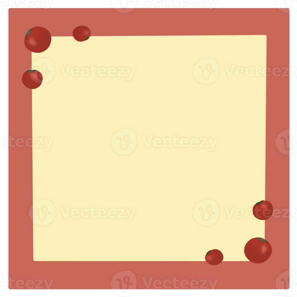 Tomato Note paper png