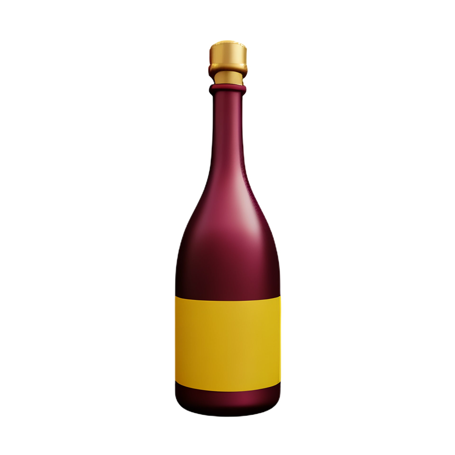 Ouvre-bouteille De Vin Isolé Sur Fond Transparent Illustration Du Rendu 3d