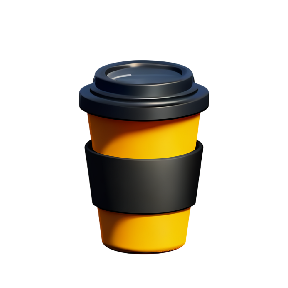 Kaffee 3d Symbol Illustration png