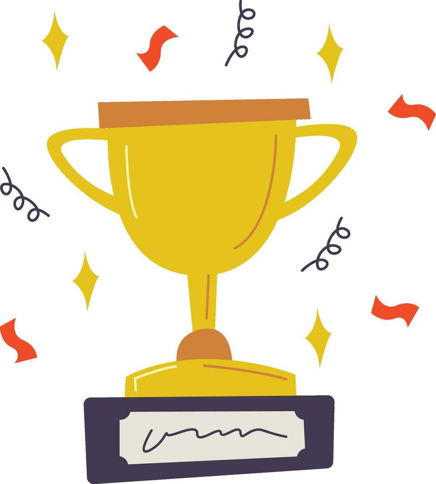 trophies award illustration vector