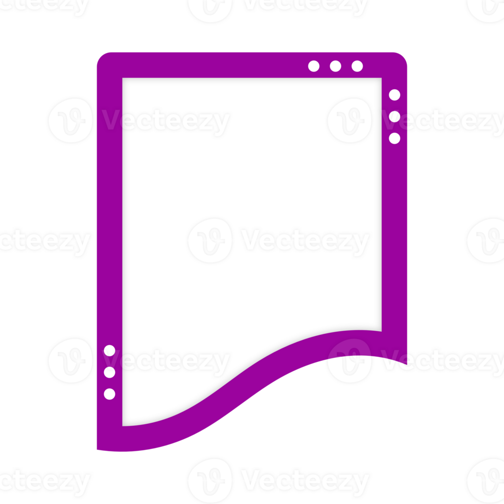 Color Frame and Banner Design png
