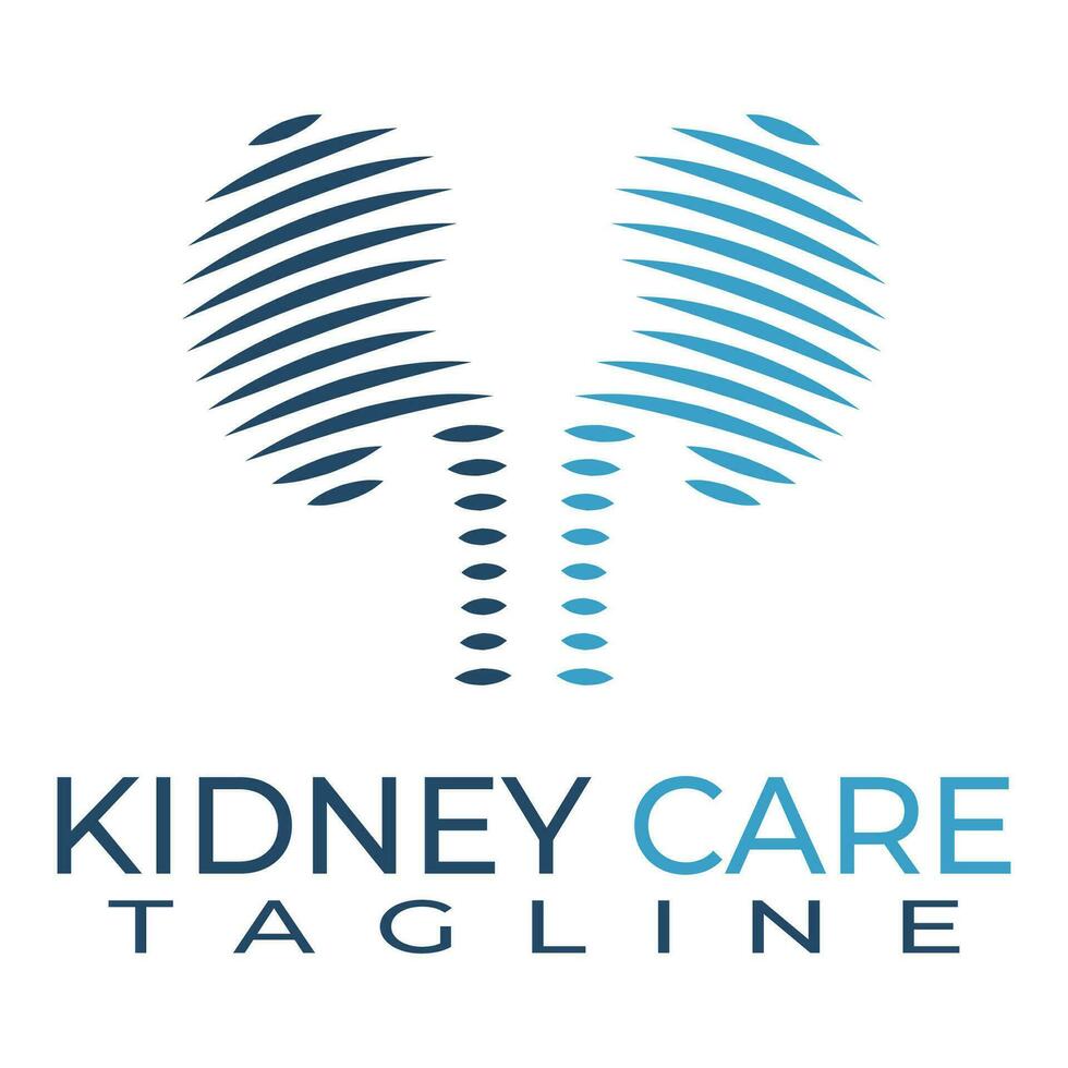 Kidney care and health vector