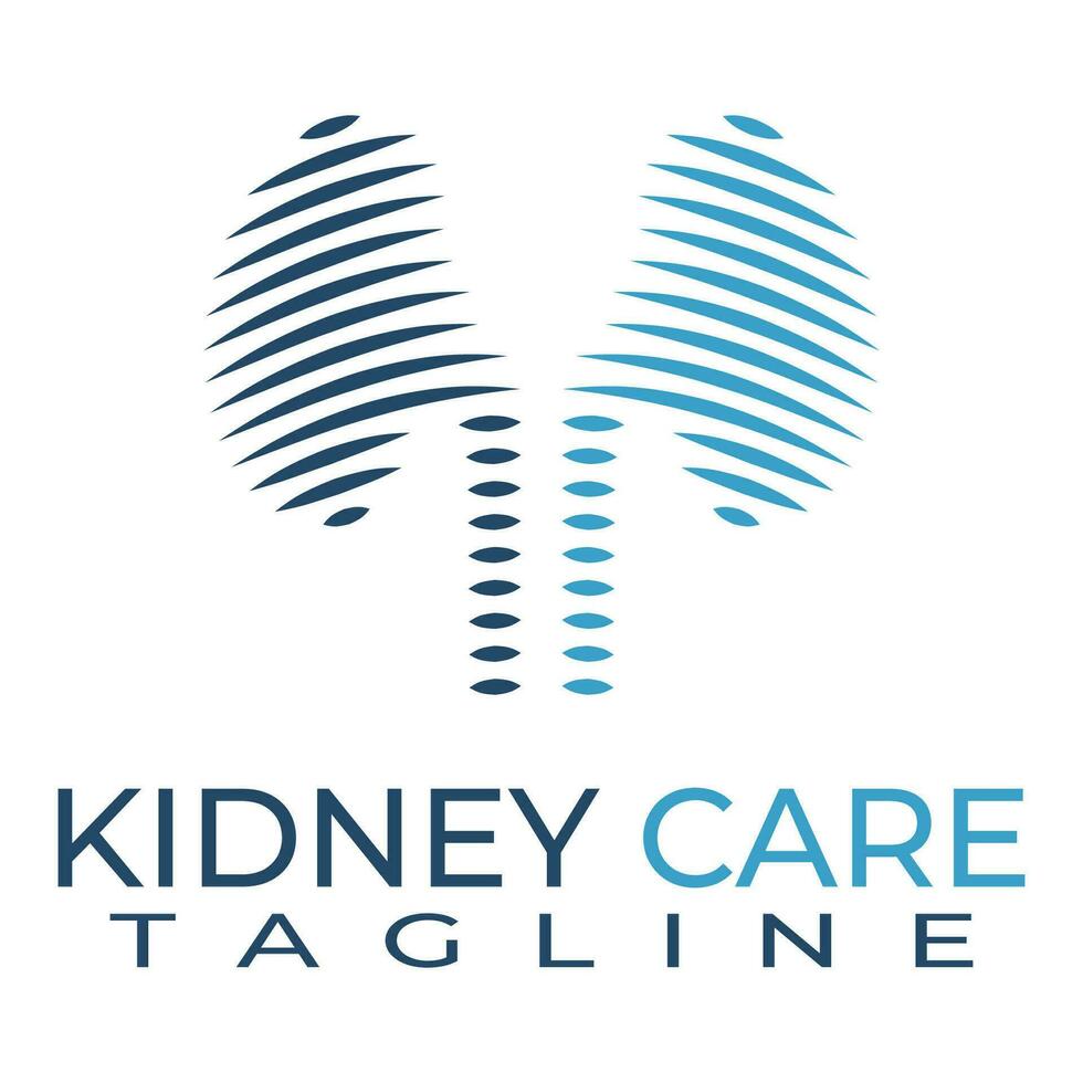 Kidney care and health vector