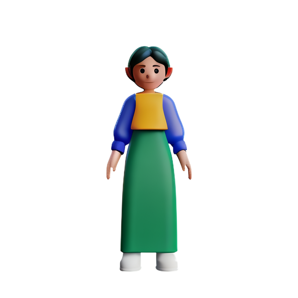 fairy 3d rendering icon illustration png