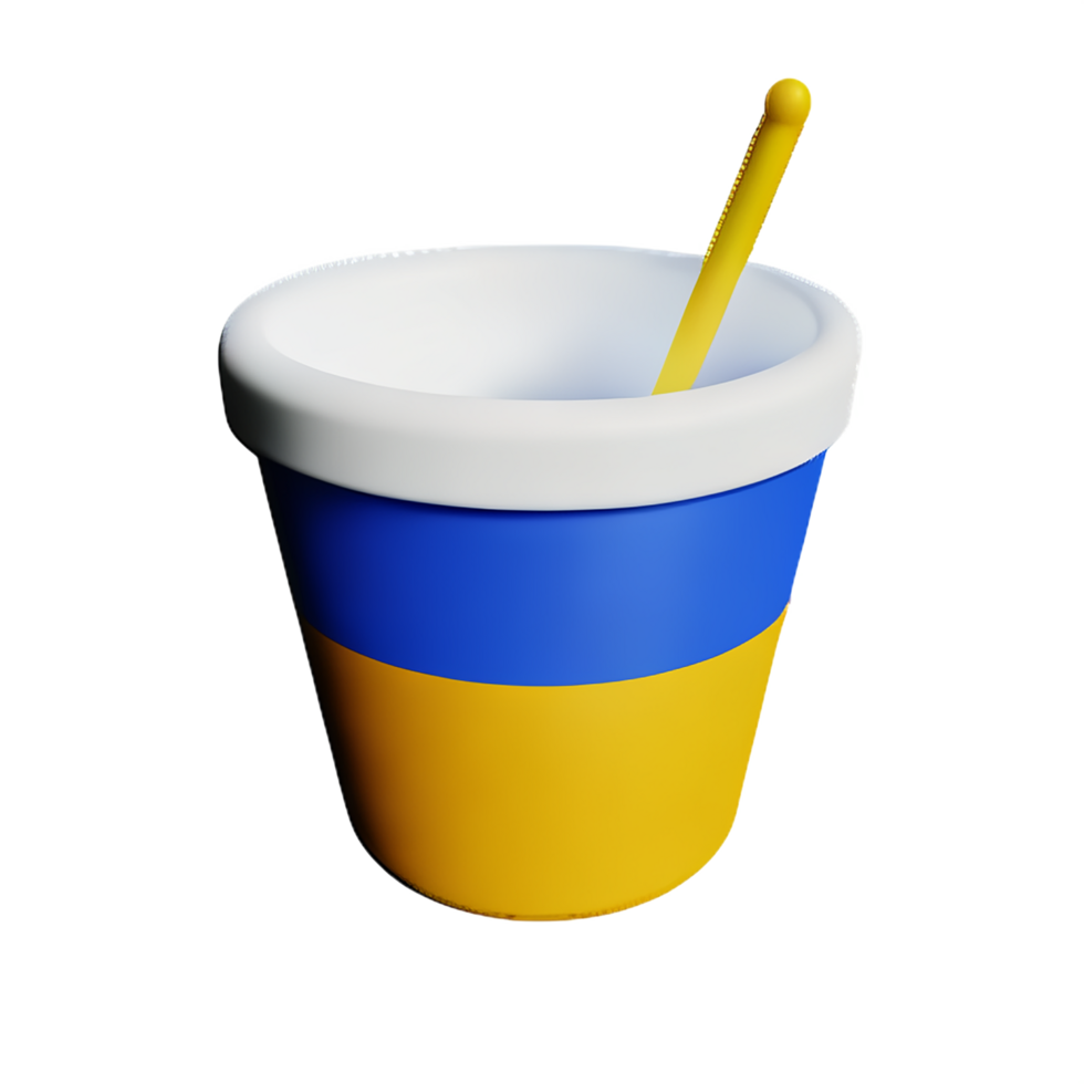 cup 3d rendering icon illustration png