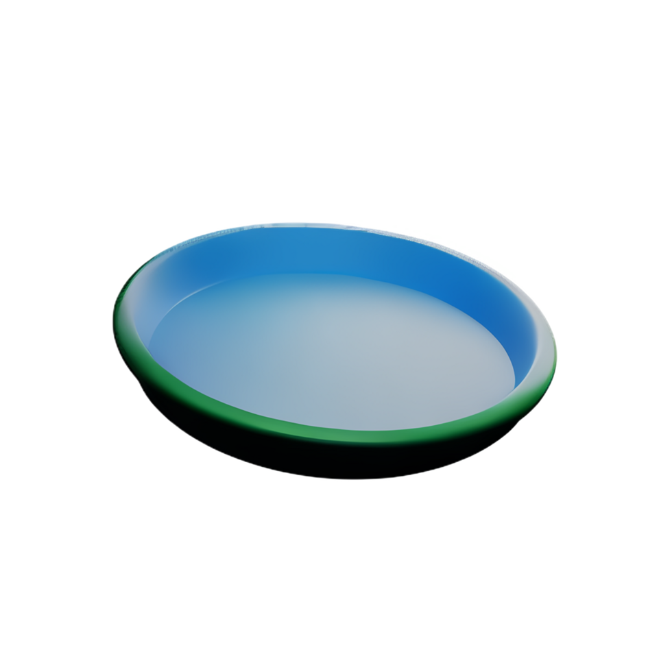 plate 3d rendering icon illustration png