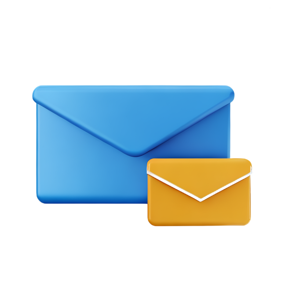 mail 3d rendering icon illustration png