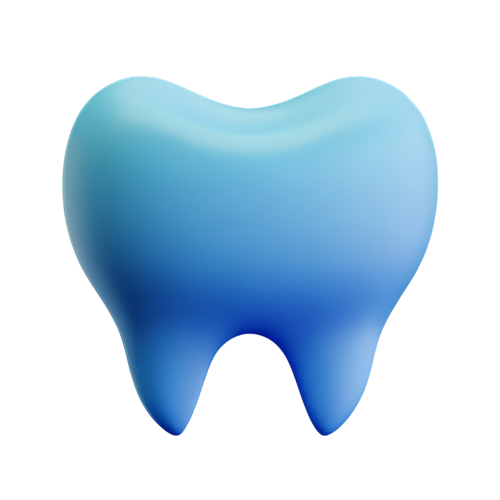 teeth 3d rendering icon illustration png