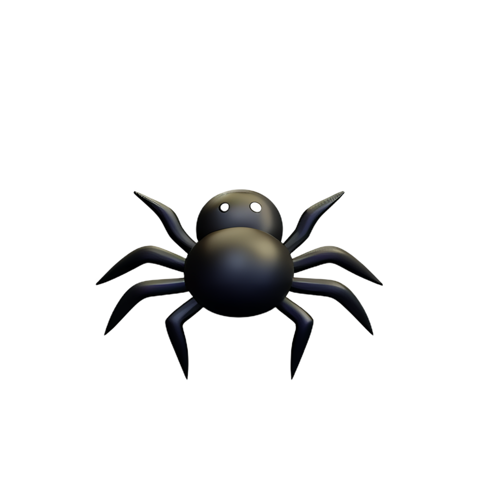 Spinne 3d Rendern Symbol Illustration png