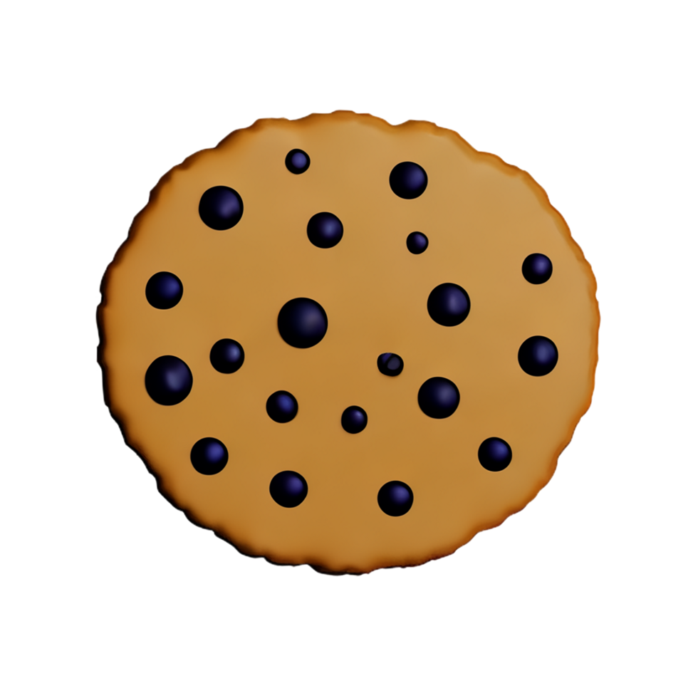 cookies 3d rendering icon illustration png