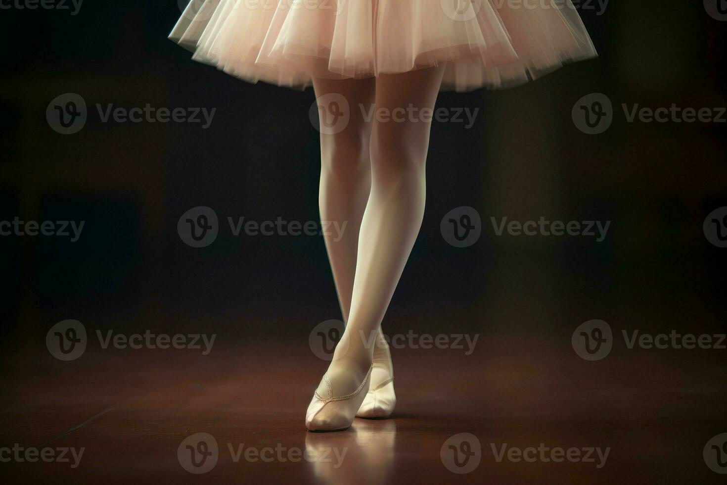 Legs of ballerina. Generate Ai photo