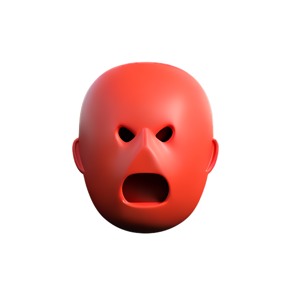 horror 3d rendering icon illustration png