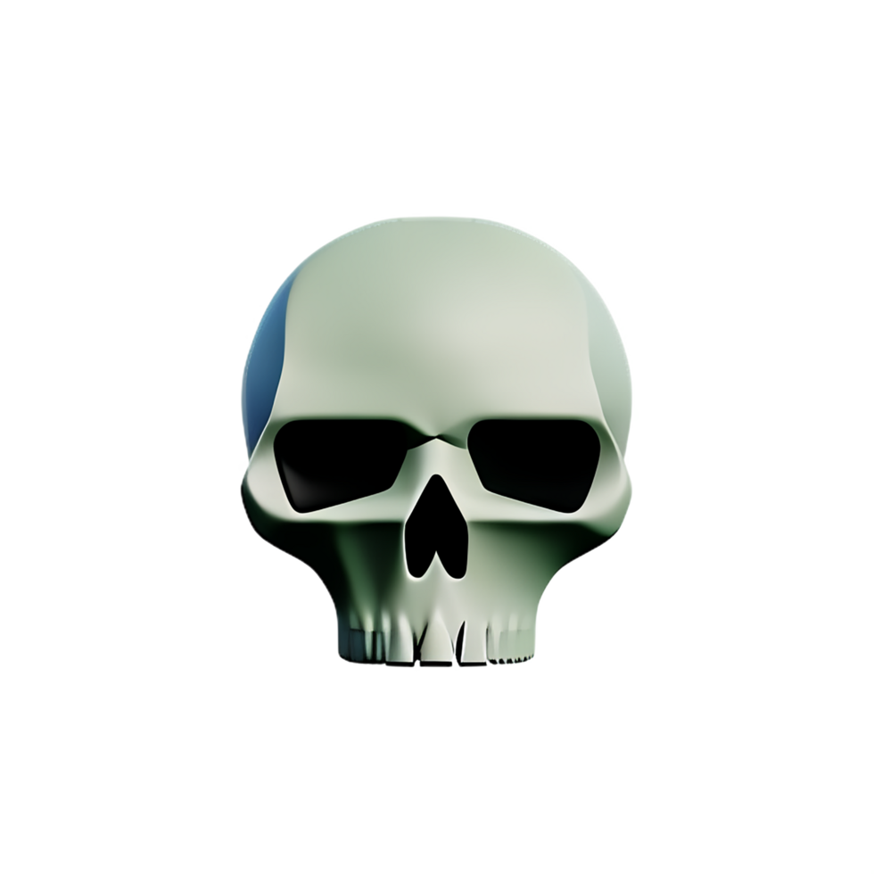 cranio 3d icona illustrazione png