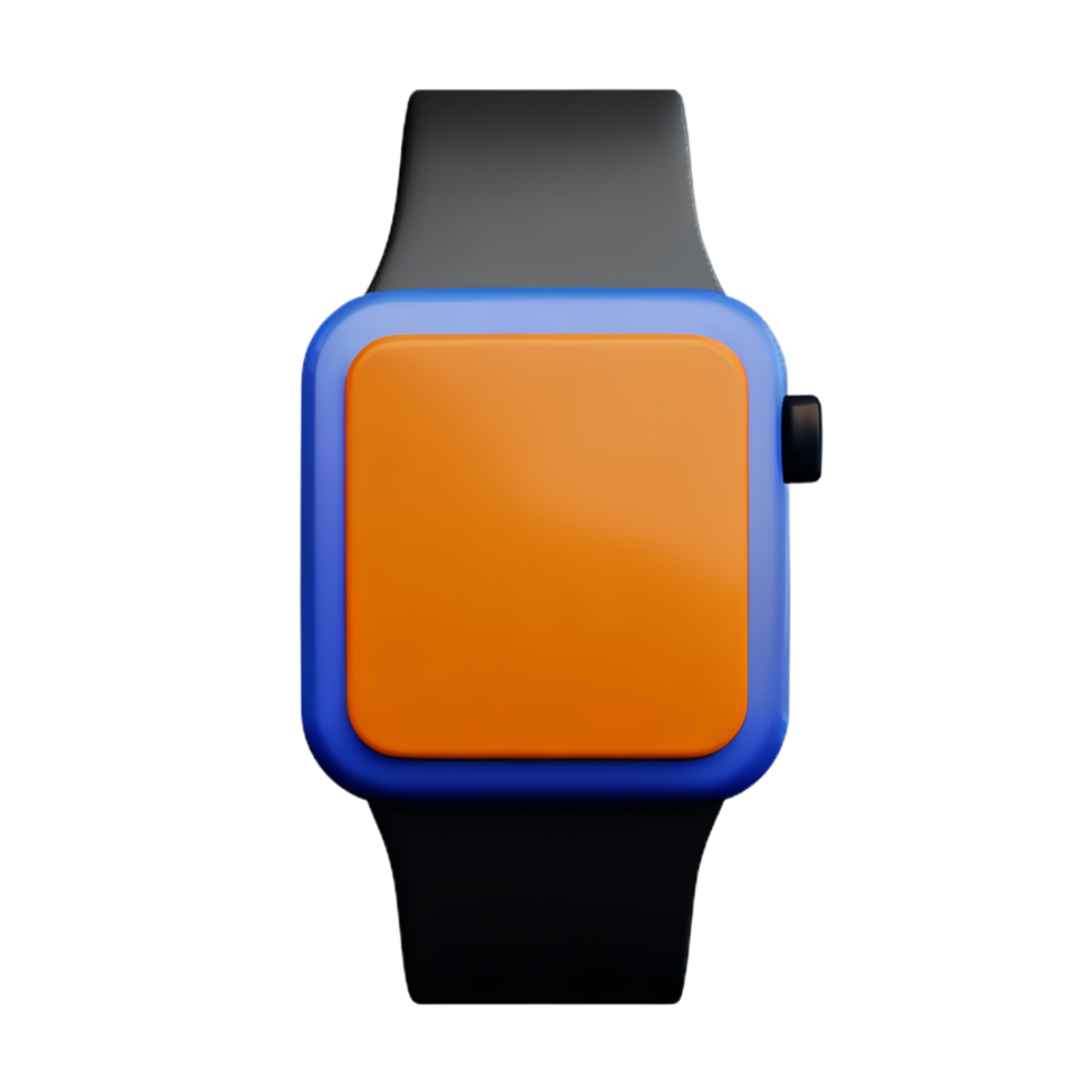 watch 3d rendering icon illustration png