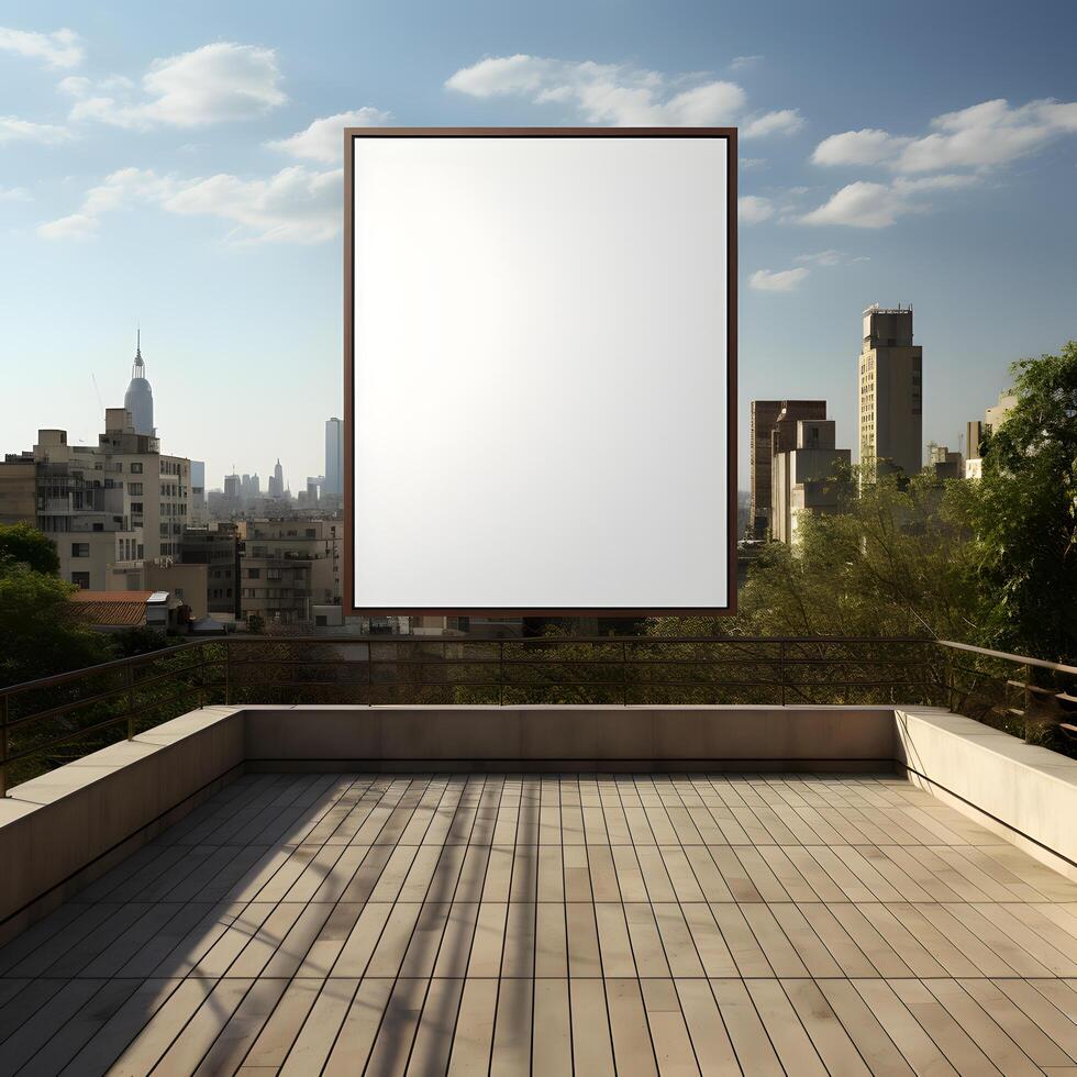 Sign Board Mockup photo