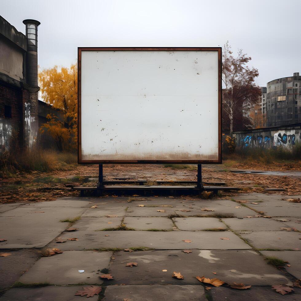 Sign Board Mockup photo