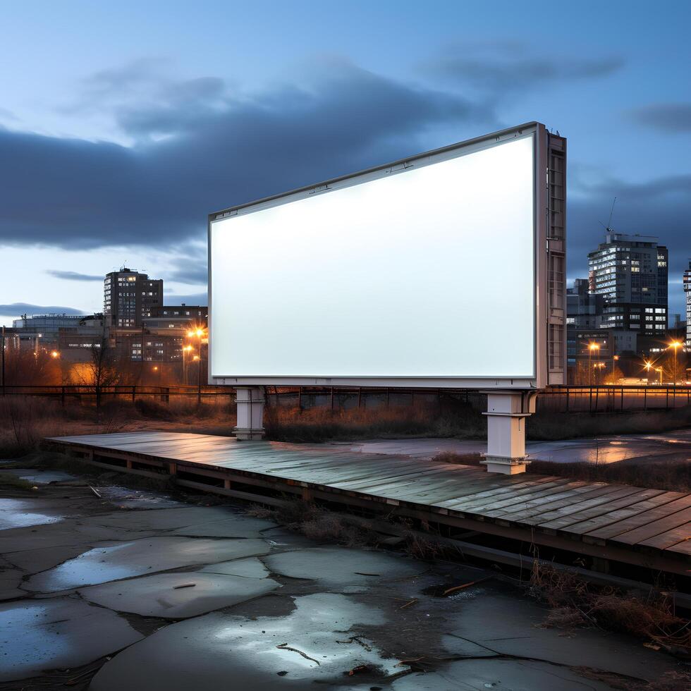 Sign Board Mockup photo