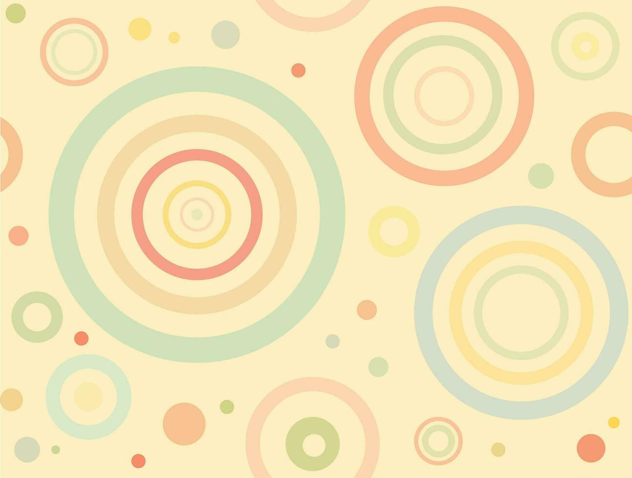 Seamless pattern with multicolored concentric circles. Seamless background vector