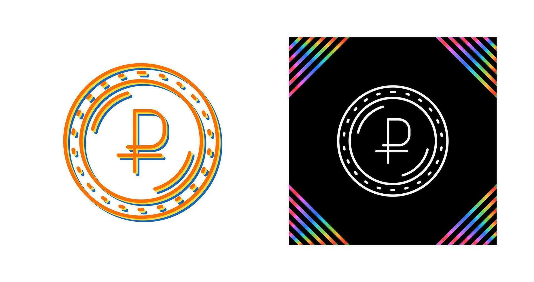 Ruble Currency Vector Icon