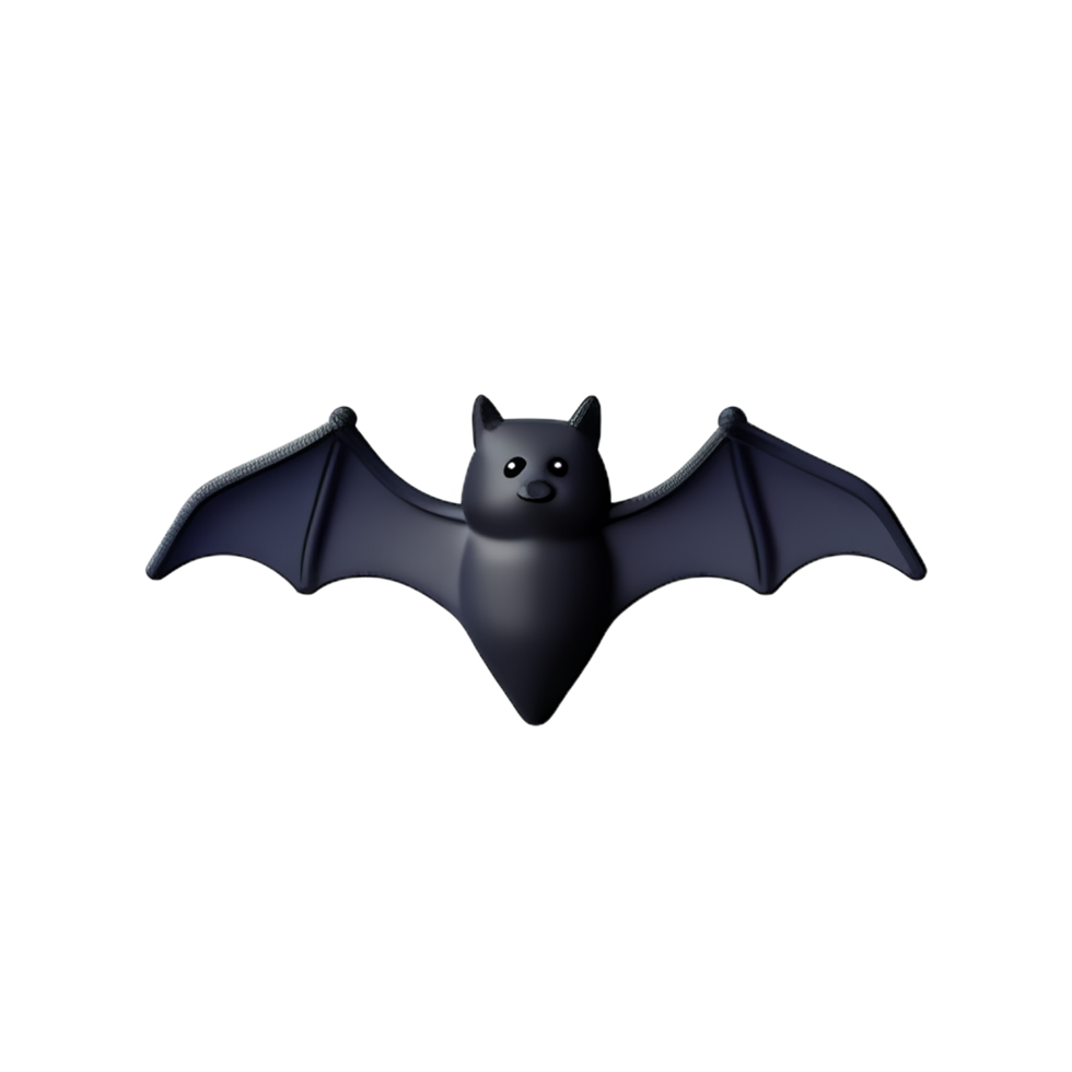 bat 3d rendering icon illustration png
