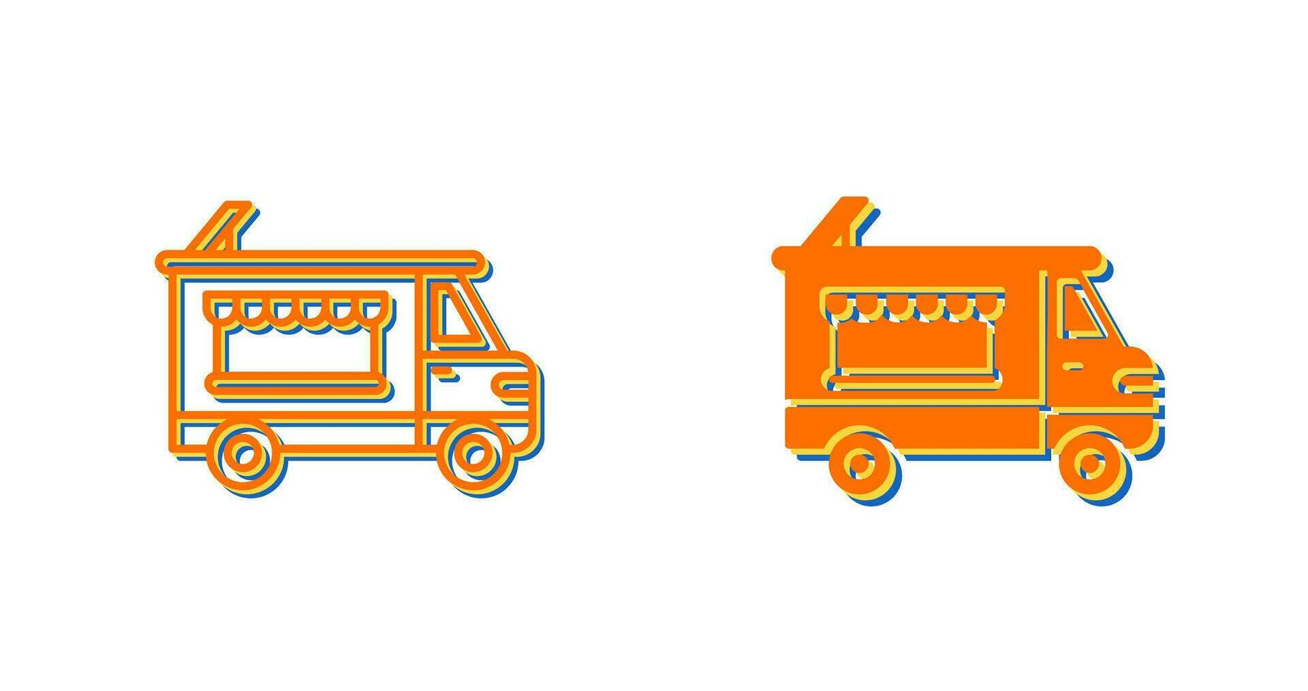 Bakery Truck Vector Icon