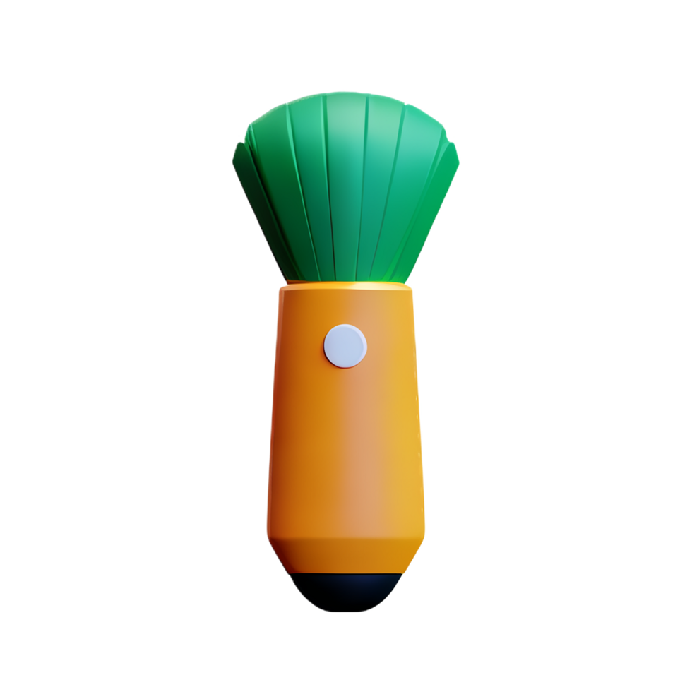 Brush 3d icon illustration png