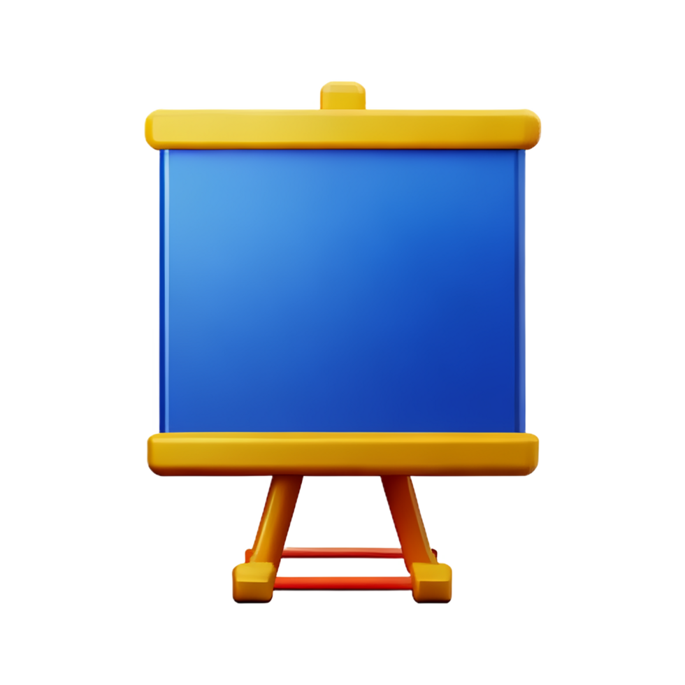 board 3d rendering icon illustration png