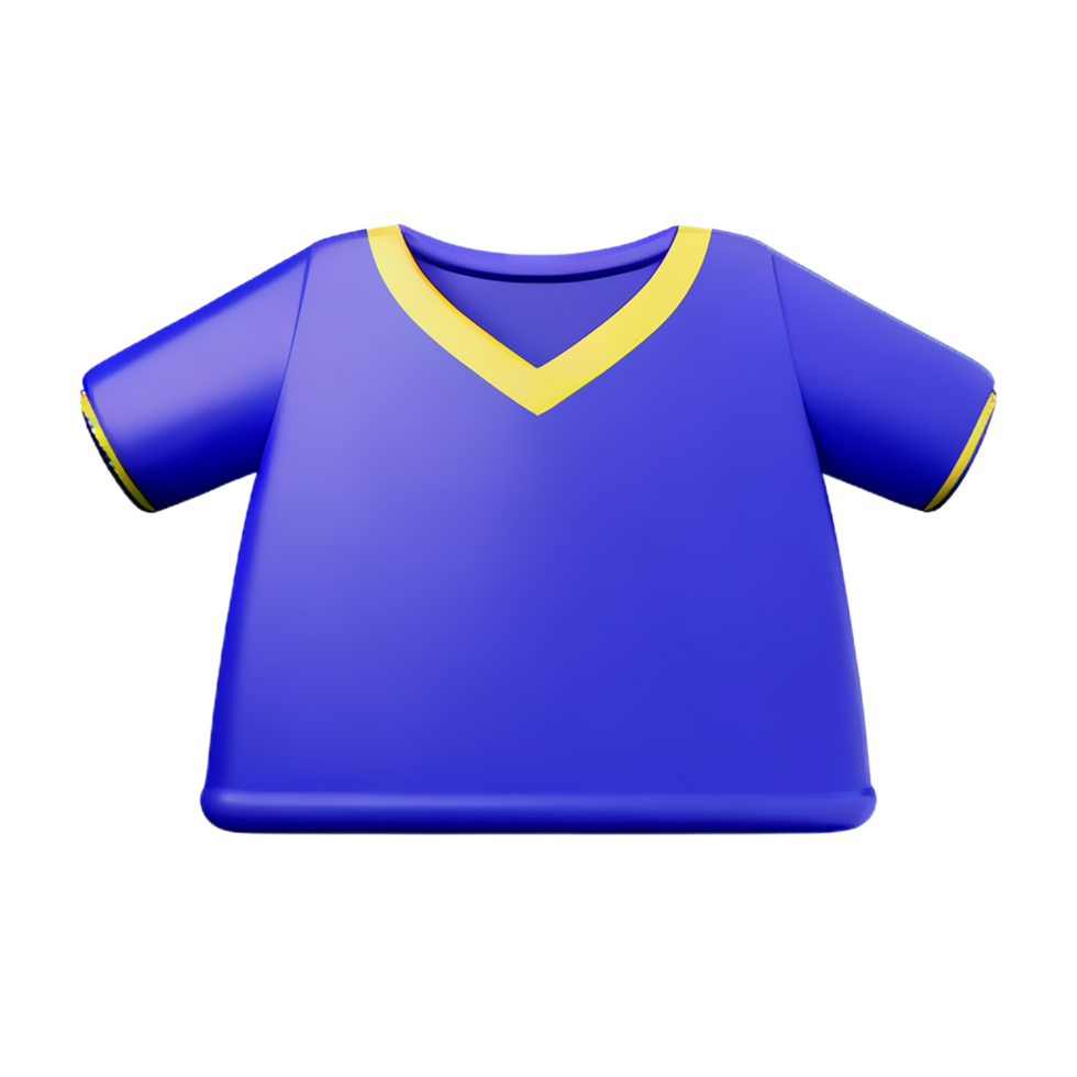 jersey 3d rendering icon illustration png