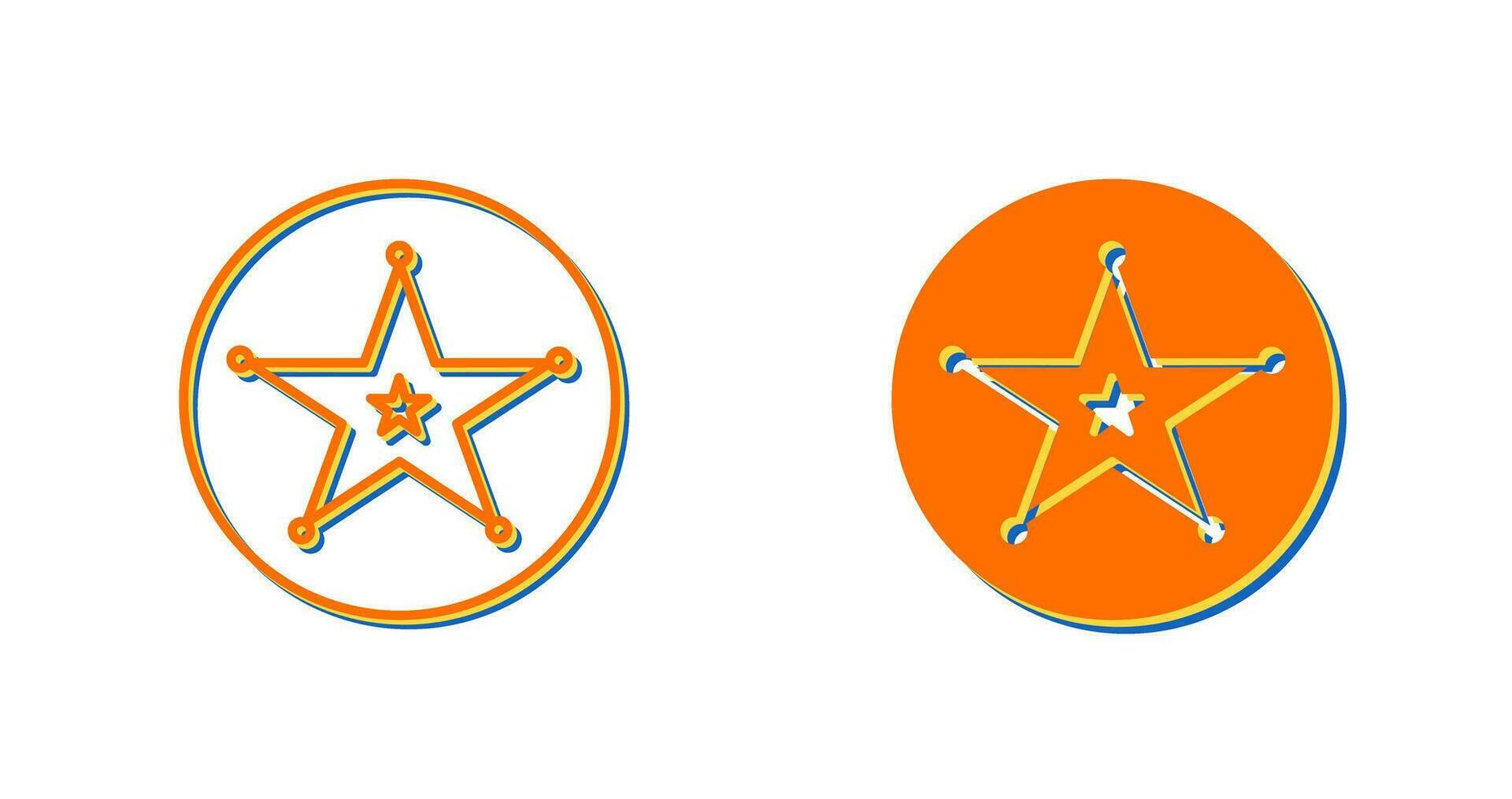 Sheriff Badge Vector Icon