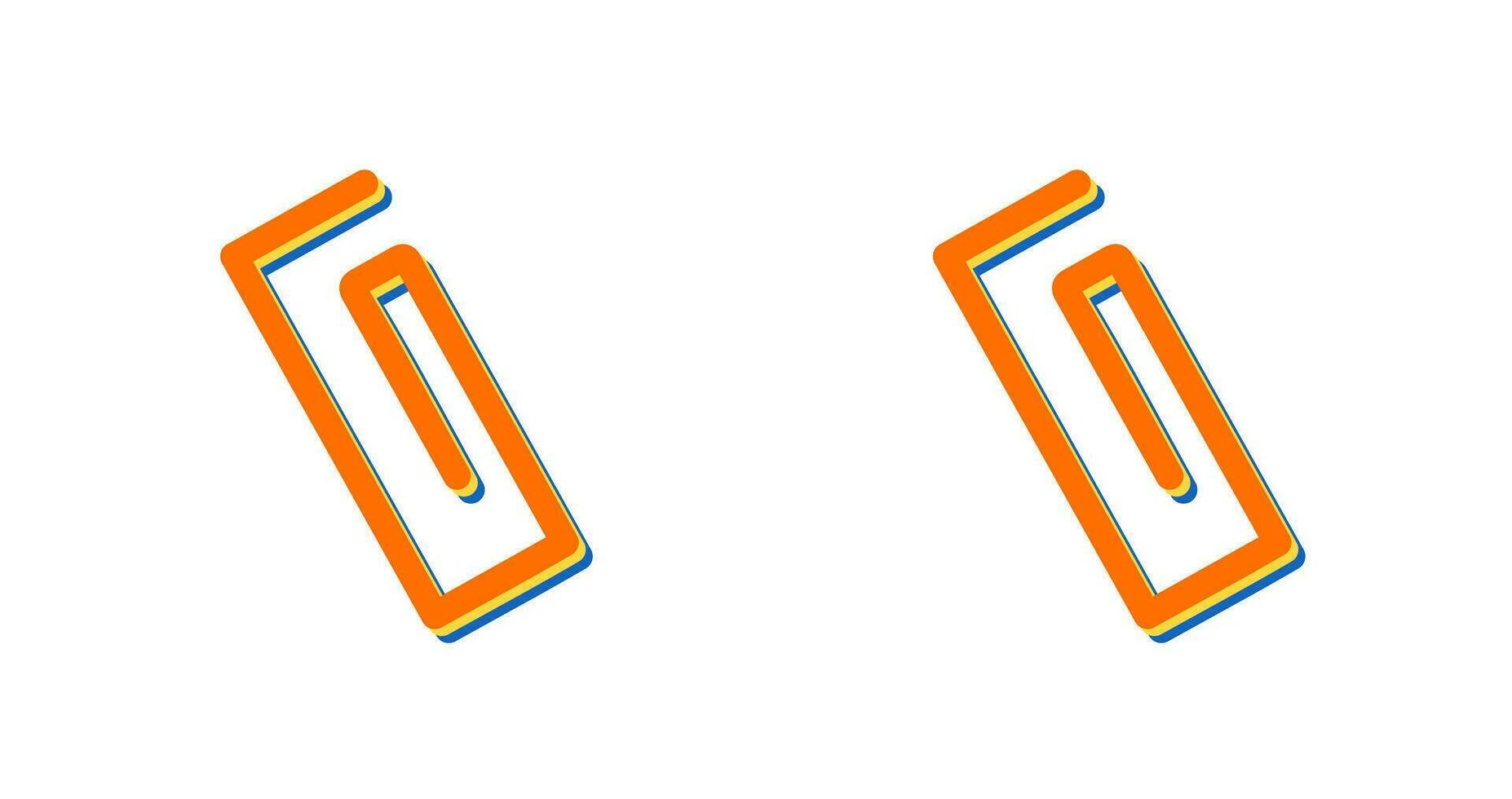 Paper Clip Vector Icon