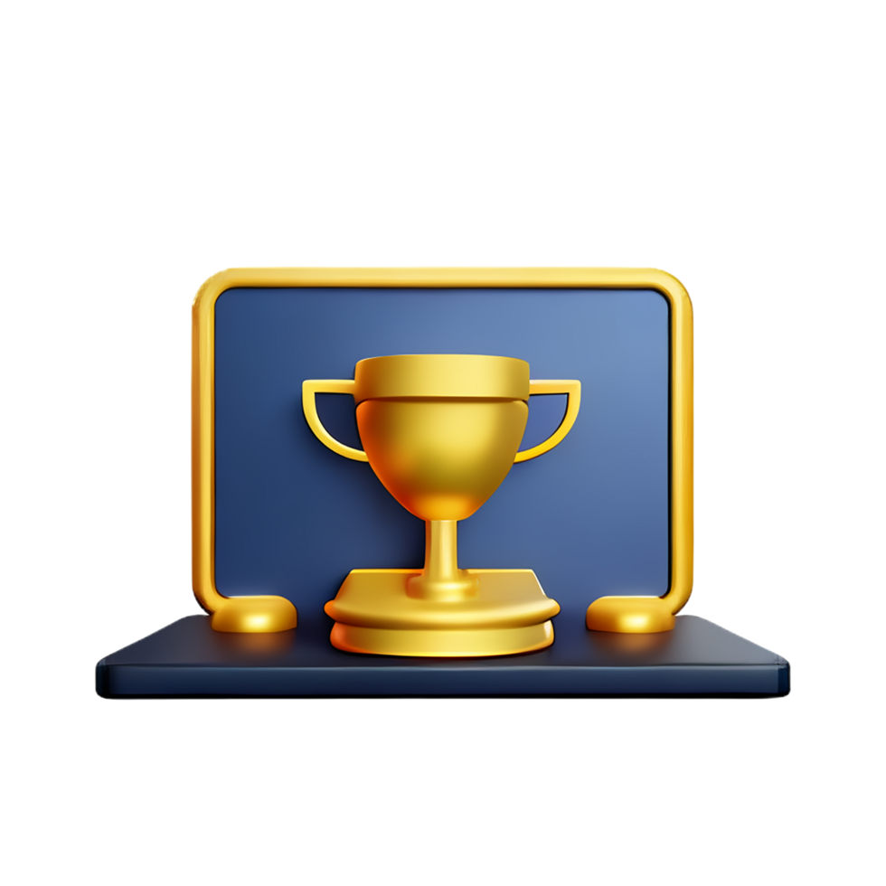 award 3d rendering icon illustration png