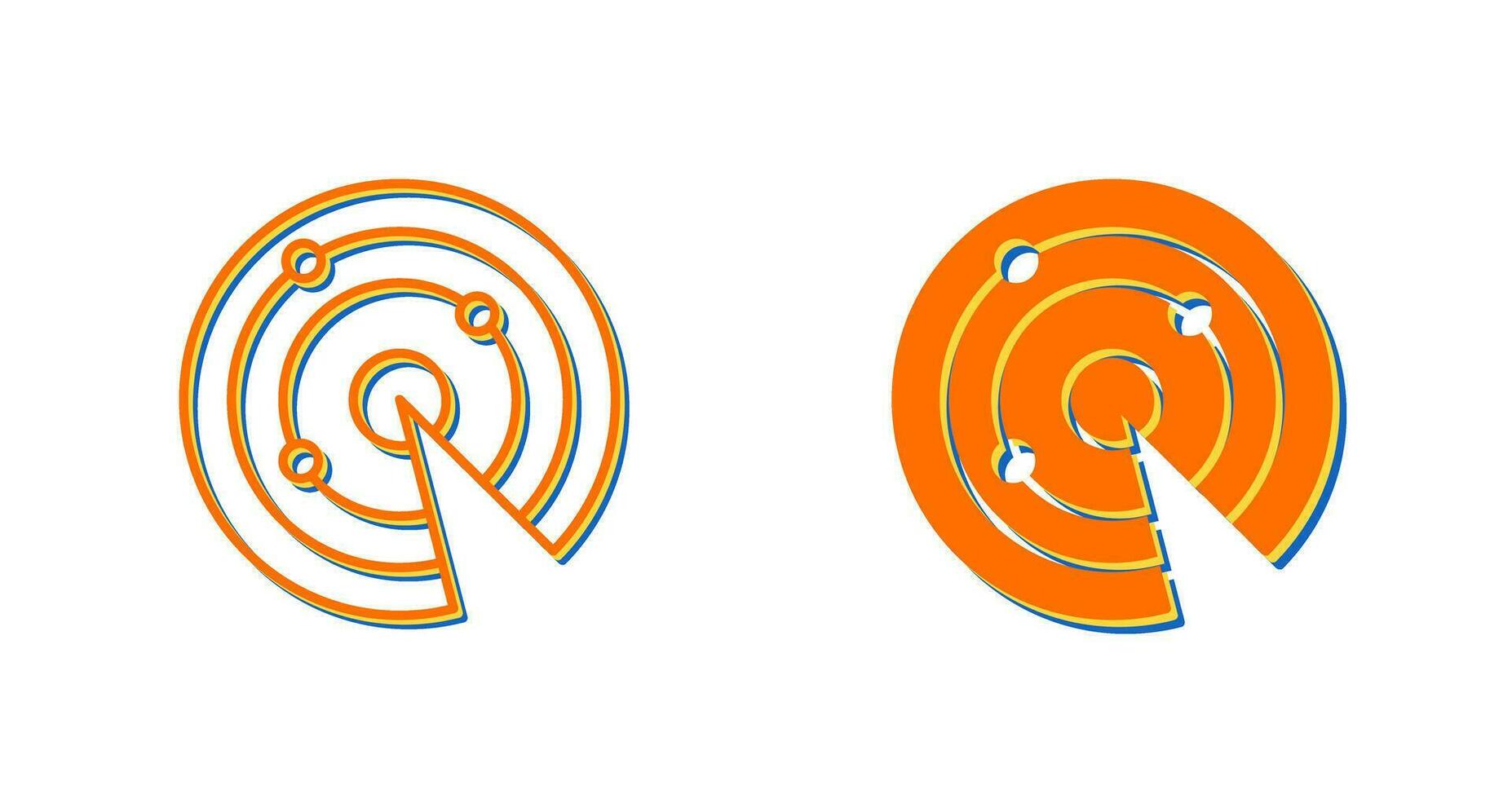 Radar Vector Icon