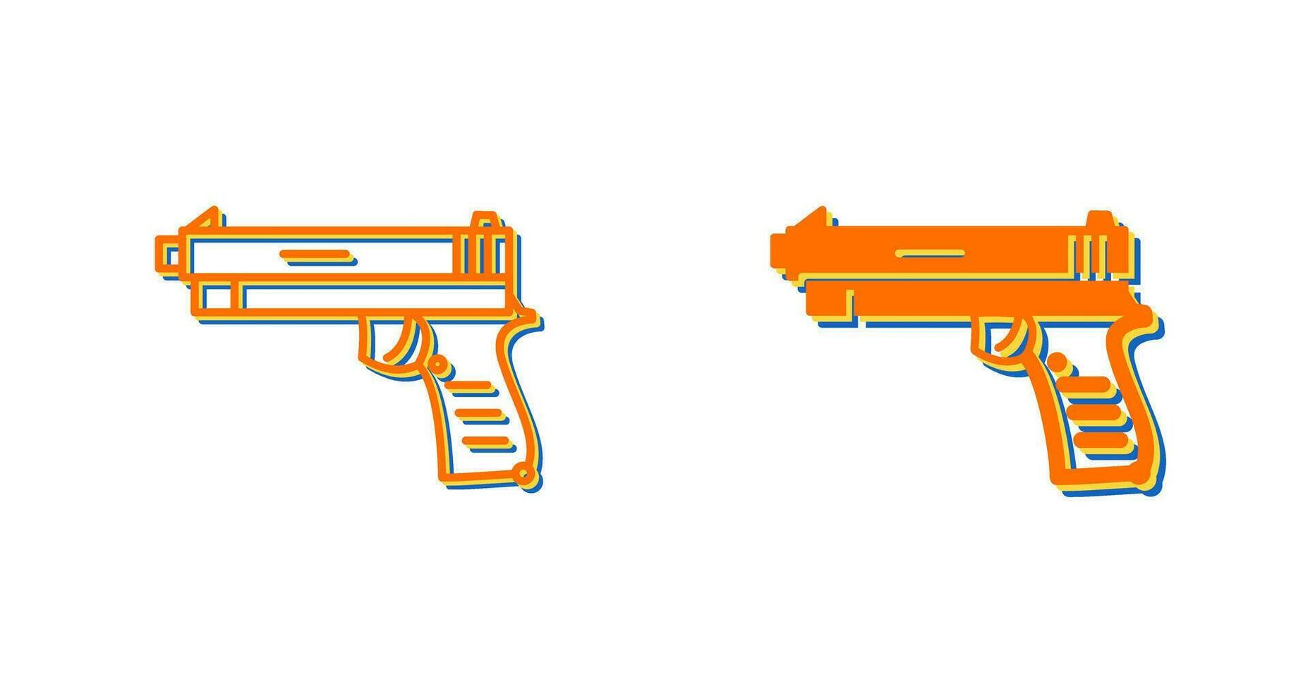 icono de vector de pistola