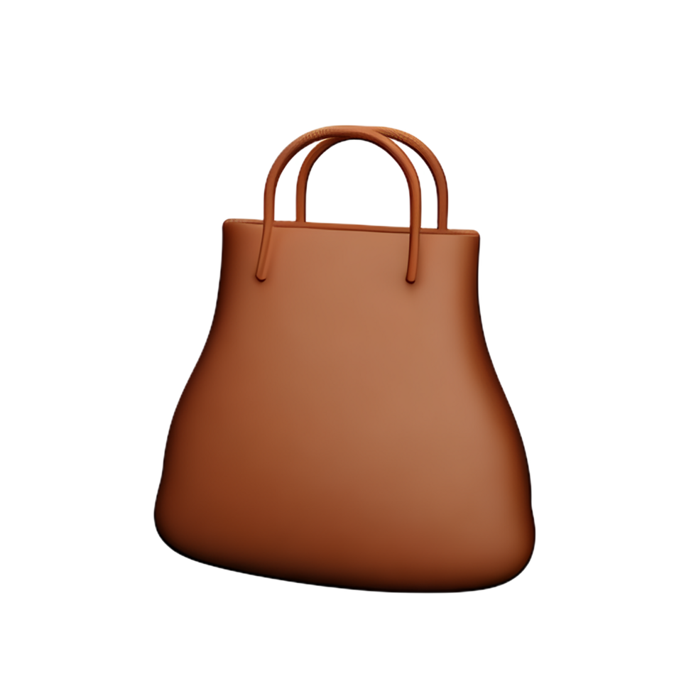 bag 3d rendering icon illustration png