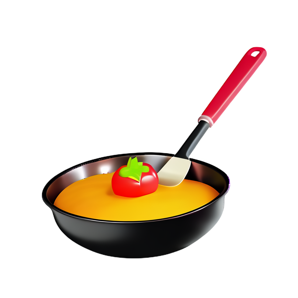 Koken 3d renderen icoon illustratie png