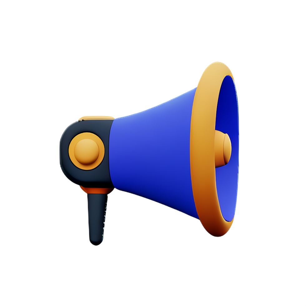 speaker 3d rendering icon illustration png