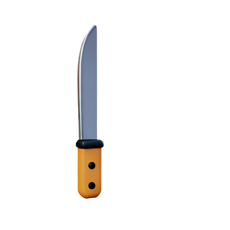 cuchillo 3d representación icono ilustración png