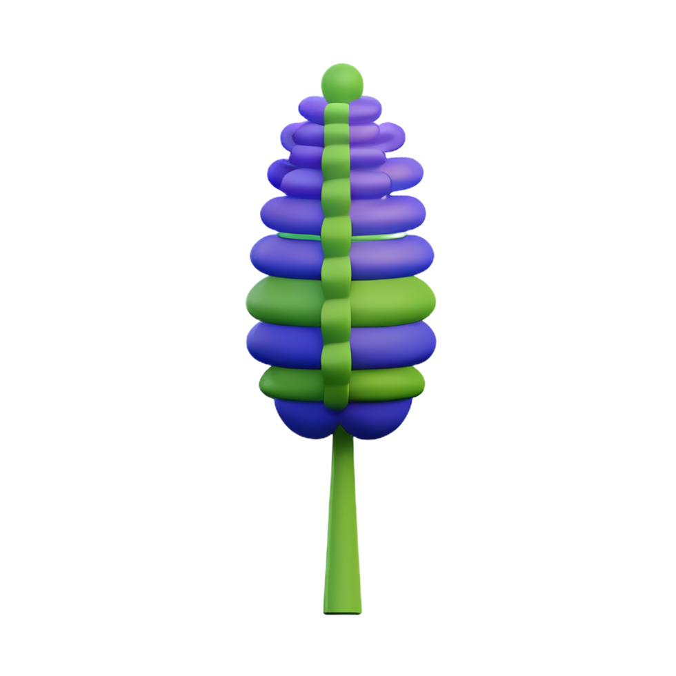 lavanda 3d interpretazione icona illustrazione png