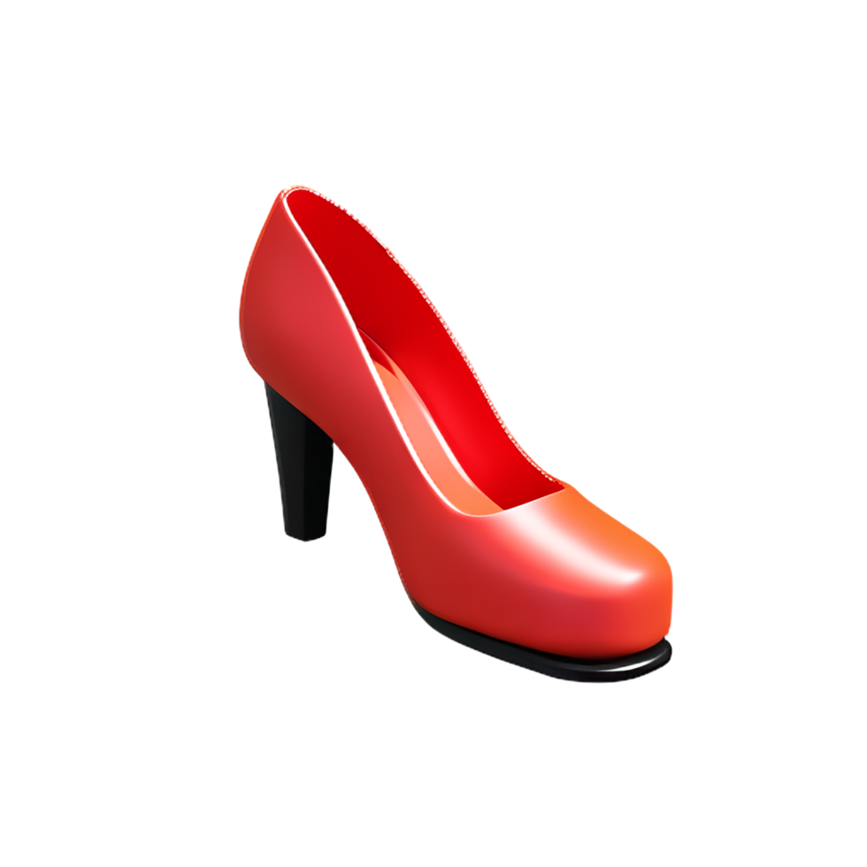 Shoes 3d rendering icon illustration png