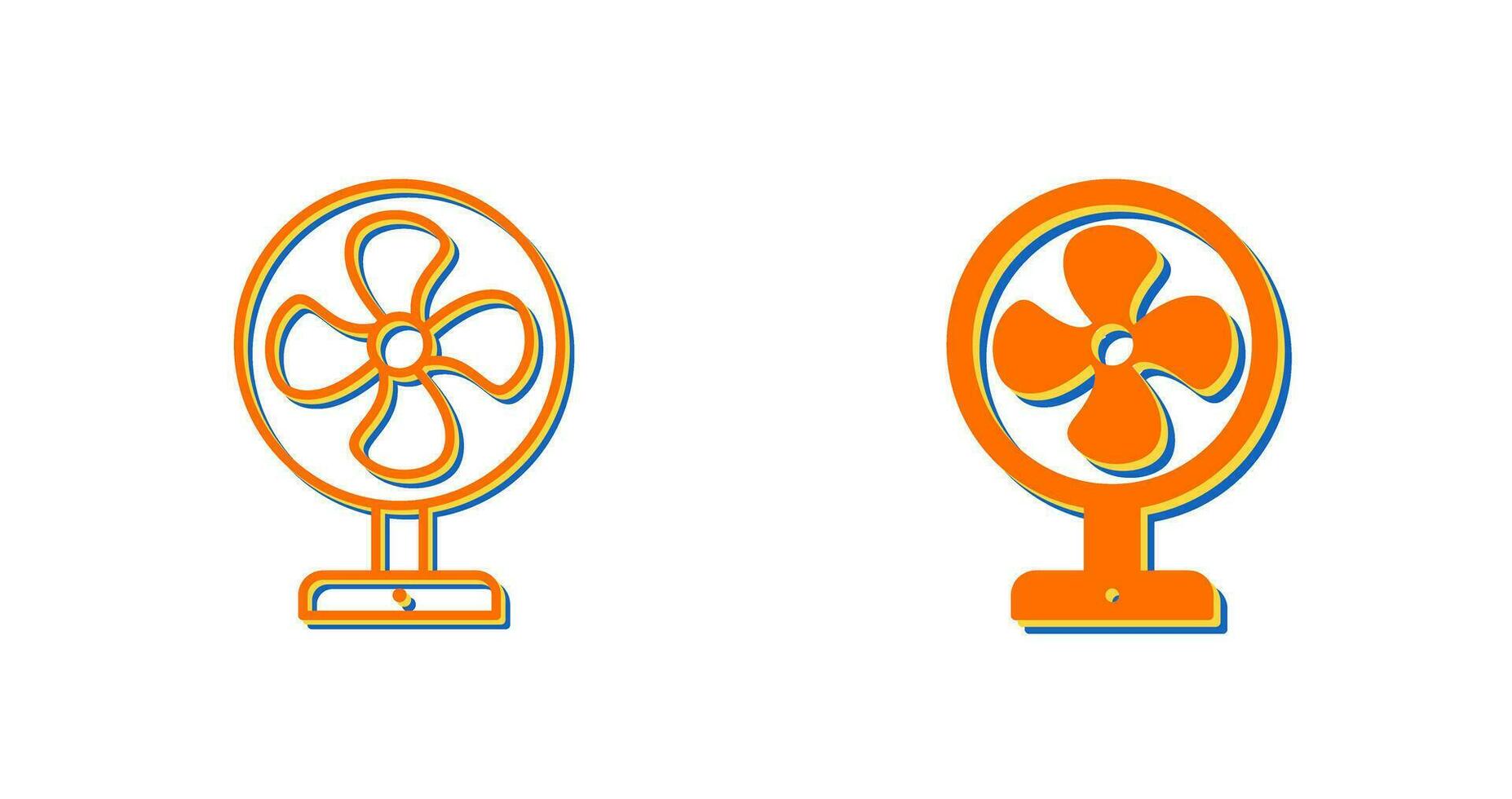 Electric Fan Vector Icon
