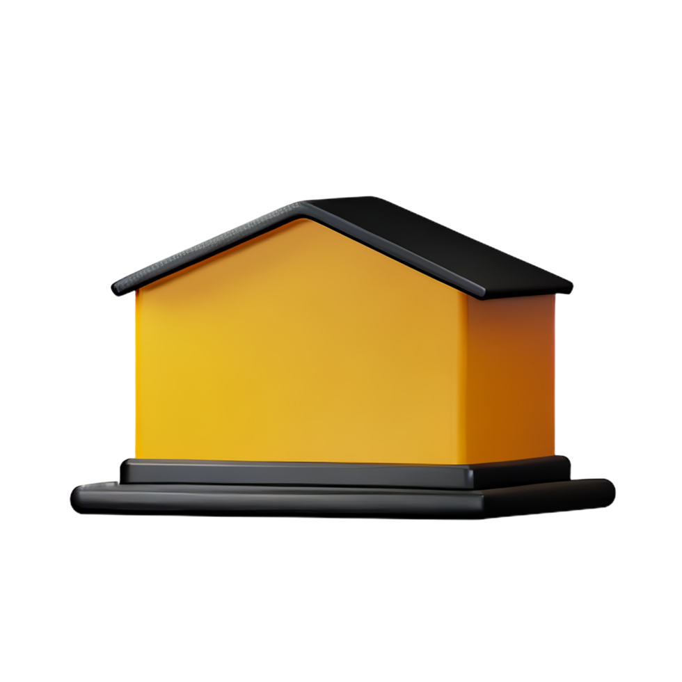 warehouse 3d rendering icon illustration png