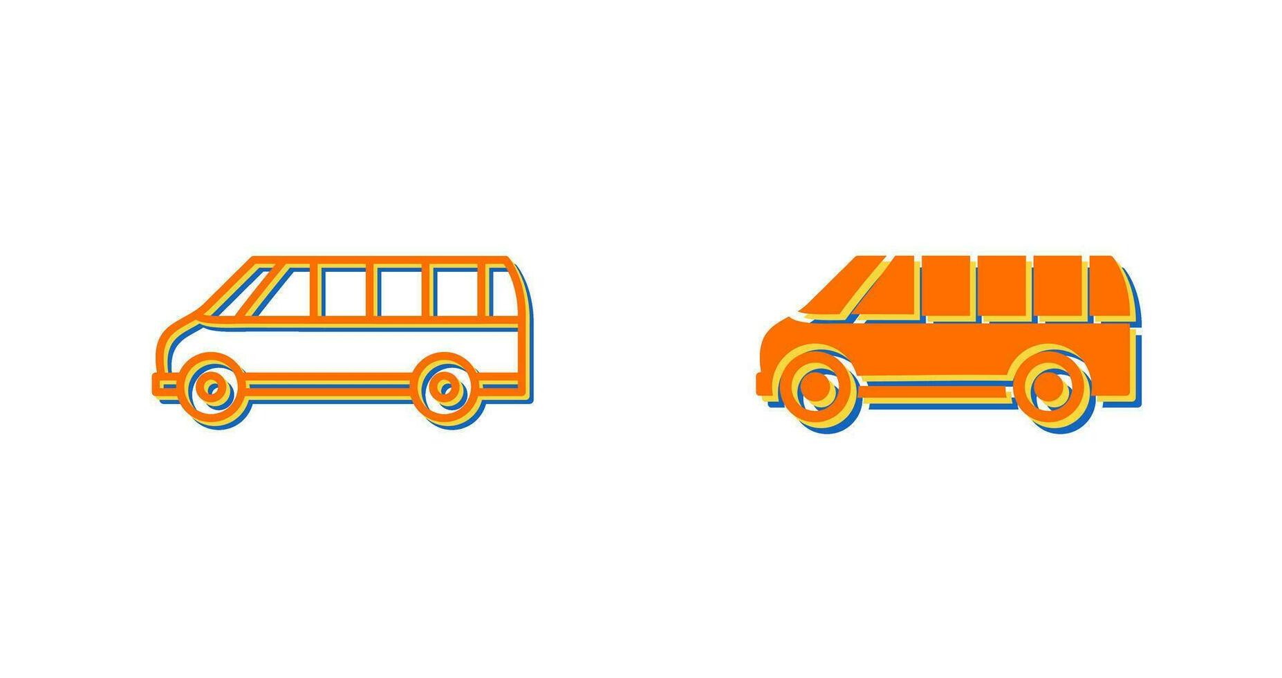 Delivery Bus Vector Icon