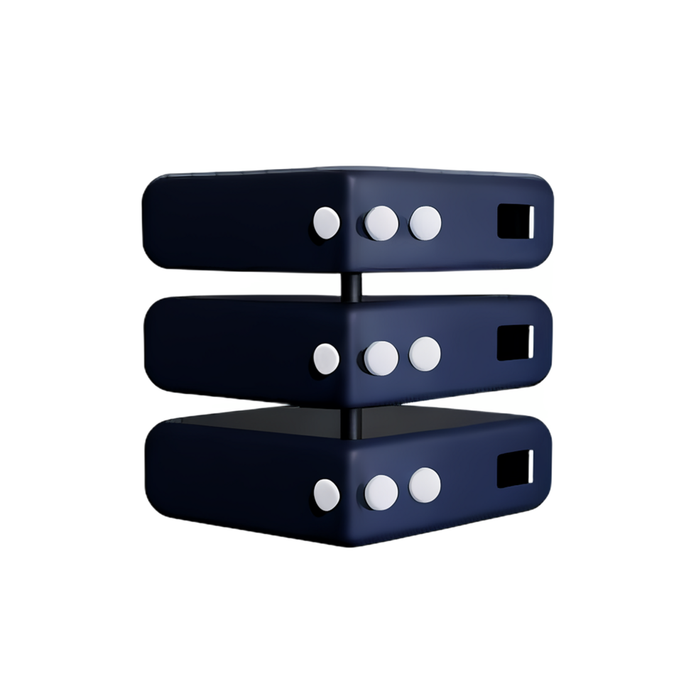 server 3d rendering icon illustration 28588381 PNG