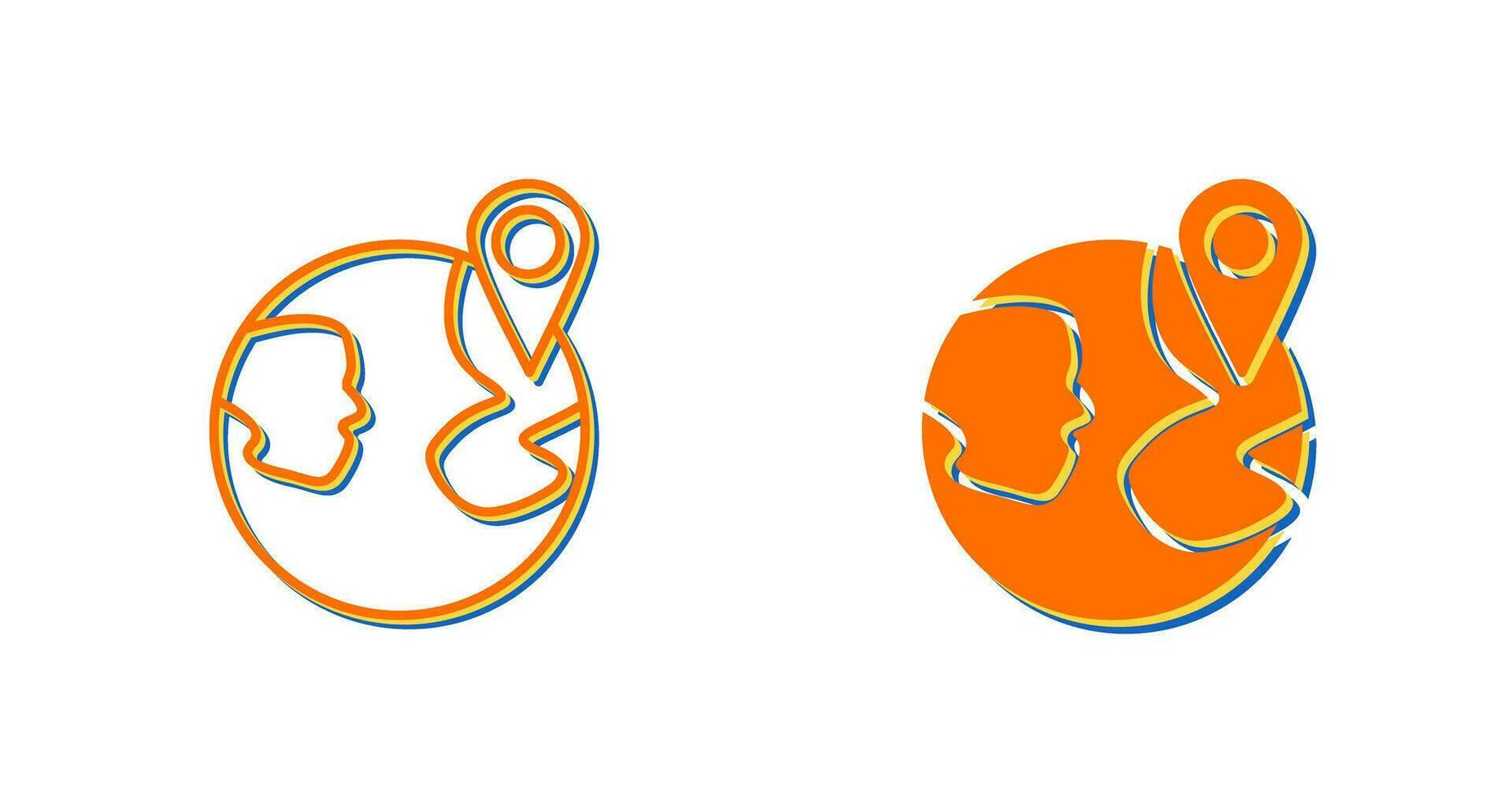 Pin point Location Vector Icon