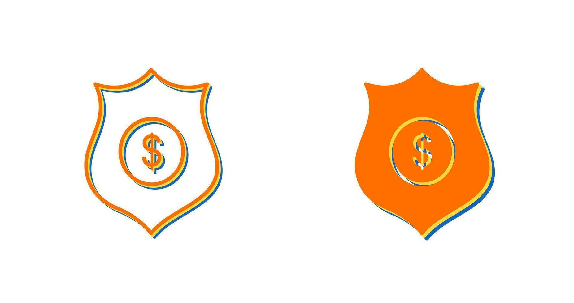 Dollar Badge Vector Icon