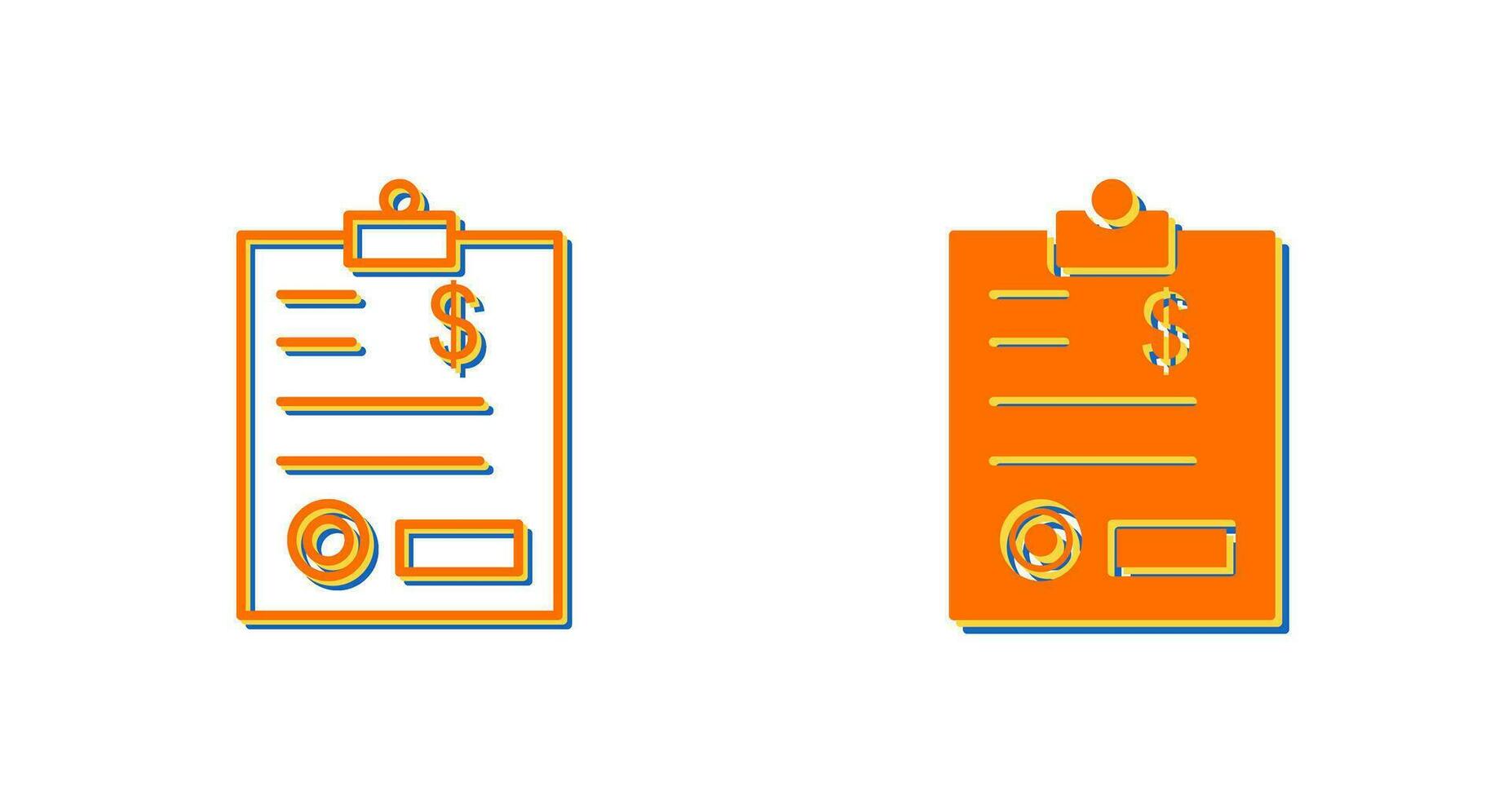Invoice Vector Icon