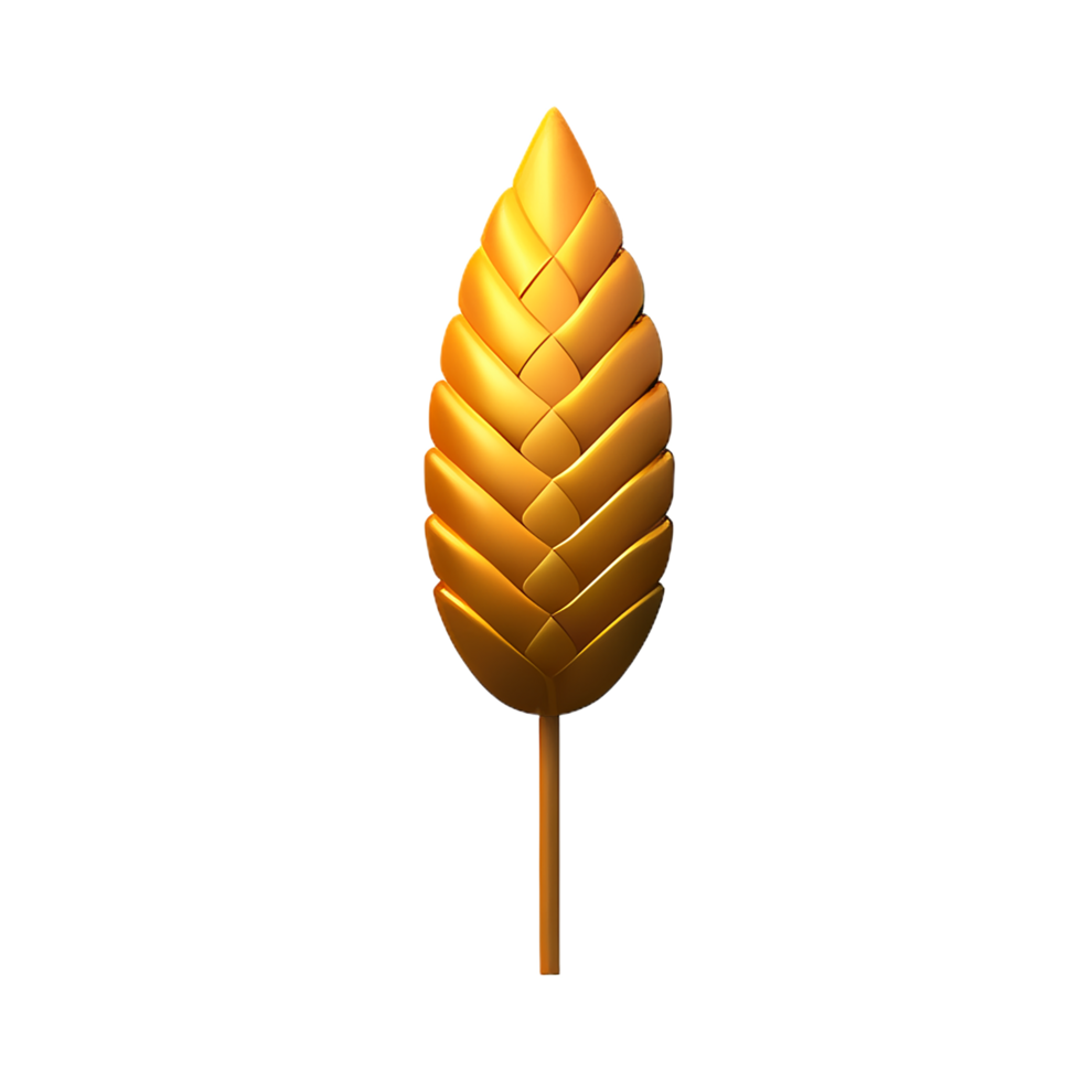 wheat 3d rendering icon illustration png